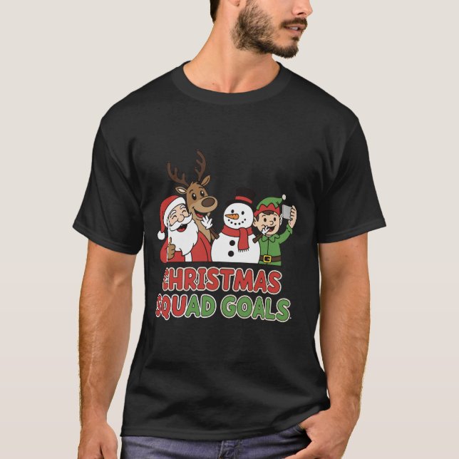 Camiseta Christmas Squad Goals (Anverso)