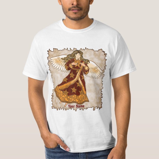 Camiseta Christmas Star Angel T-Shirt (Anverso)