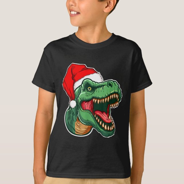 Camiseta Christmas T-rex  (Anverso)