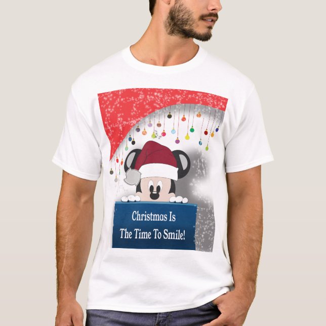 Camiseta Christmas T-Shirt – Christmas Is The Time to Smile (Anverso)