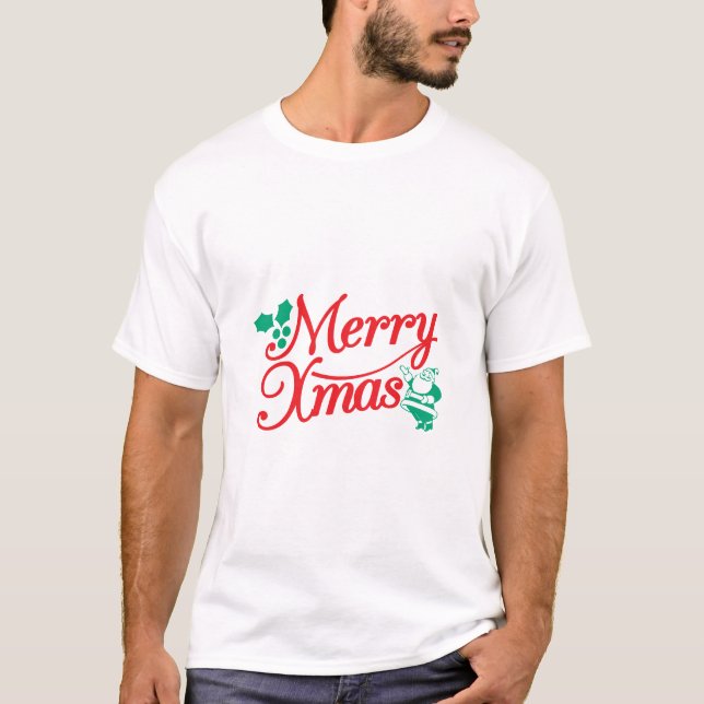 Camiseta Christmas T-Shirt – Festive Holiday Graphic Tree (Anverso)