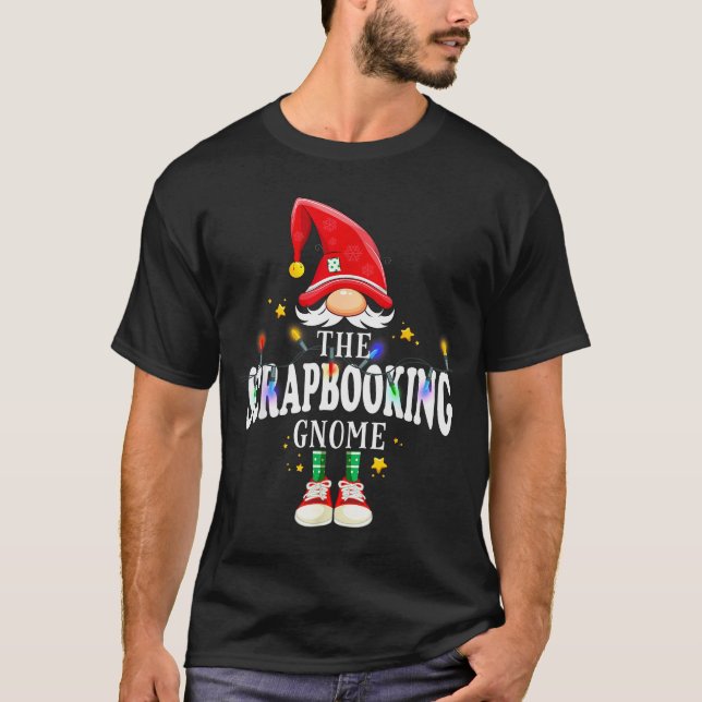 Camiseta Christmas The Scrapbooking Gnome X-mas Matching Pj (Anverso)