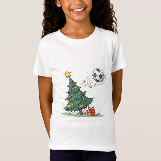 Camiseta Christmas tree and soccer (Anverso)