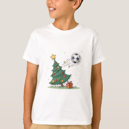 Camiseta Christmas tree and soccer