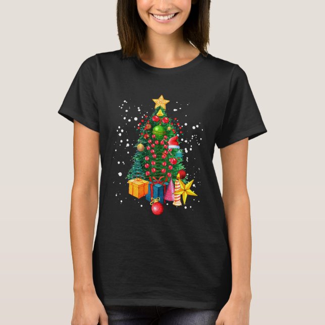 Camiseta Christmas Tree Christmas Pyjamas  2 (Anverso)