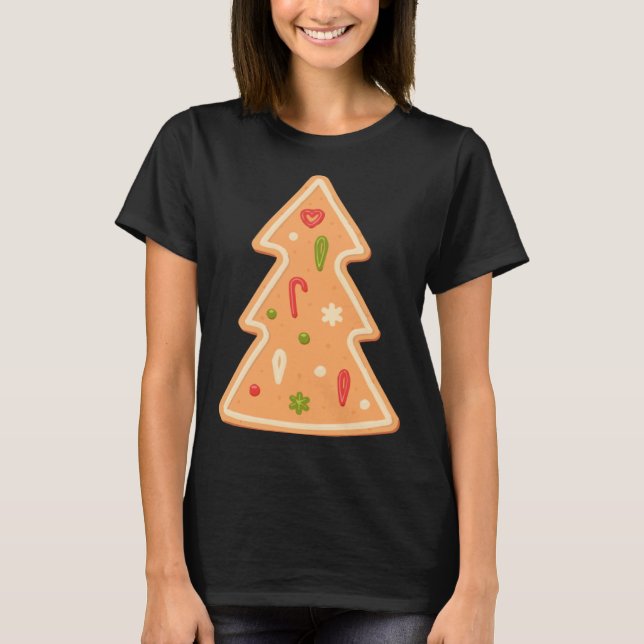 Camiseta Christmas Tree Gingerbread cake Xmas (Anverso)