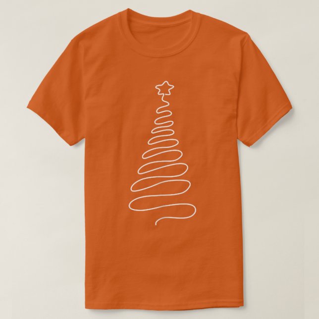Camiseta CHRISTMAS TREE LINEPIC Winline Art Family Ho (Diseño del anverso)