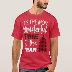 Camiseta Christmas Trees It's The Most Wonderful Time Of Th