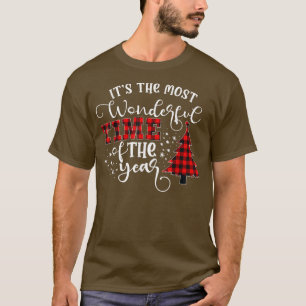 Camiseta Christmas Trees It's The Most Wonderful Time Of Th