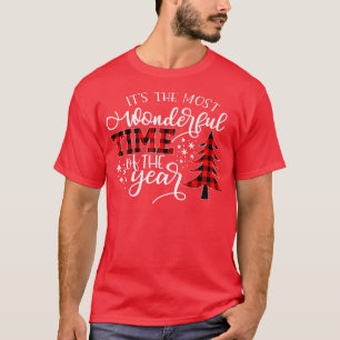 Camiseta Christmas Trees Its The Most Wonderful Time Of The