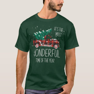 Camiseta Christmas Truck Its The Most Wonderful Time Of The