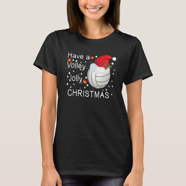 Camiseta Christmas Volleyball Have A Volley Jolly Christmas (Anverso)