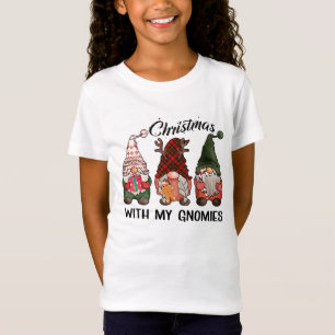 Camiseta Christmas with my gnomies sublimation