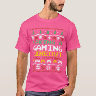 Camiseta Christmasaking a Gamingimeout Video Game chica