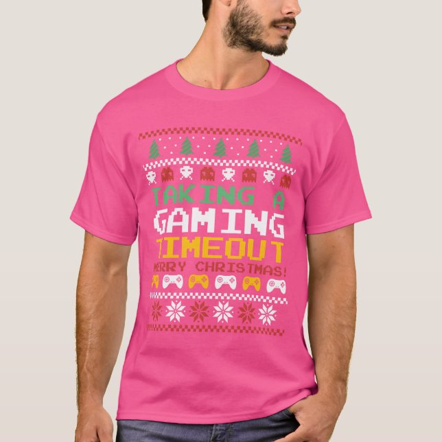 Camiseta Christmasaking a Gamingimeout Video Game chica (Anverso)