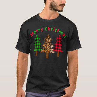Camiseta Christmasree Merry Christmas Plaid Navidades Joy f