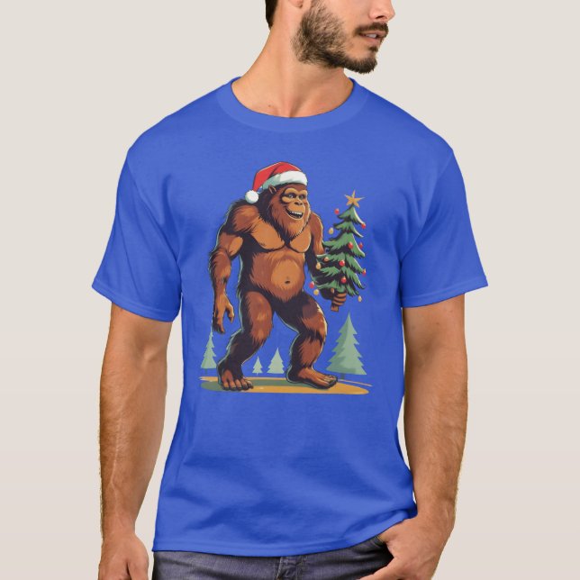 Camiseta Christmasree Santa Hat chica (Anverso)