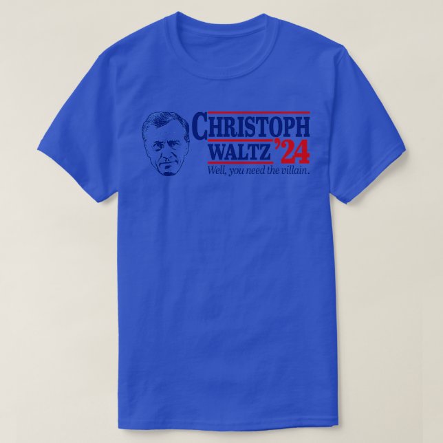 Camiseta Christoph Waltz (Diseño del anverso)