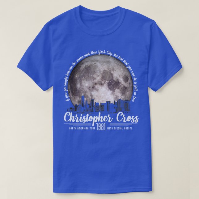 Camiseta Christopher Cross (Diseño del anverso)