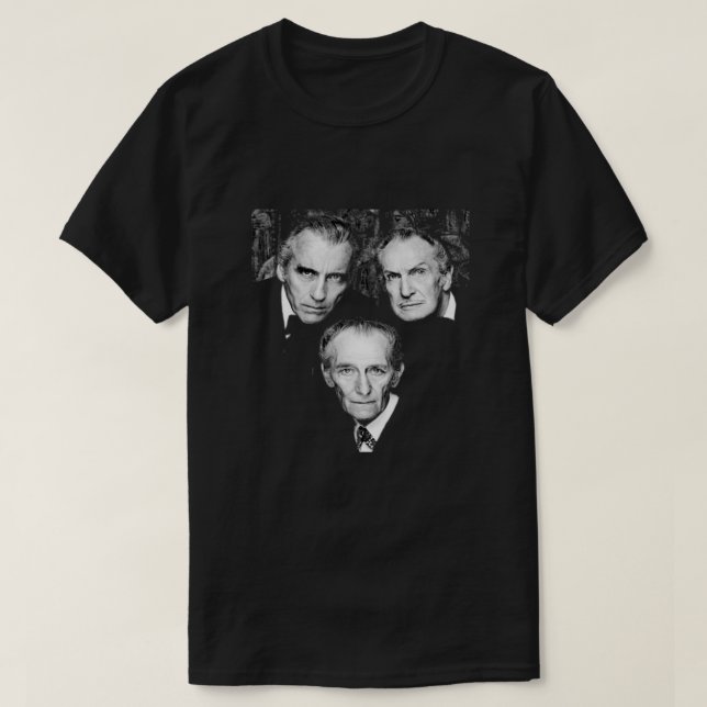 Camiseta Christopher Lee Vincent Price Et Peter Christopher (Diseño del anverso)
