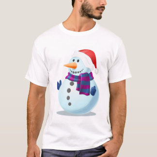 Camiseta Chritmas Snowman T-Shirt
