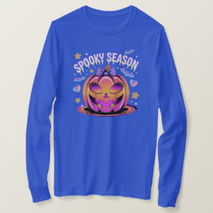 Camiseta Chrome futurista Jack-O’-Lantern Halloween T-Shir