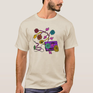 Camiseta Chrysanthemum Walkman