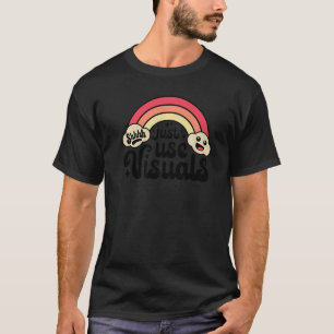 Camiseta Chsss Solo Usa Visuales Profesor SPED Educación Es