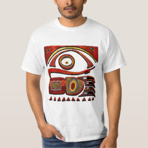 Camiseta Chu Mtu Arte Popular Africano