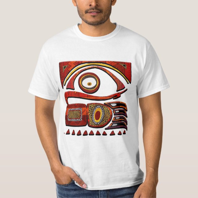 Camiseta Chu Mtu Arte Popular Africano (Anverso)