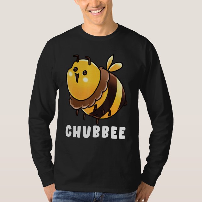 Camiseta Chubbee Sobrepeso Bee Beekeeper Apiary Honeybee (Anverso)