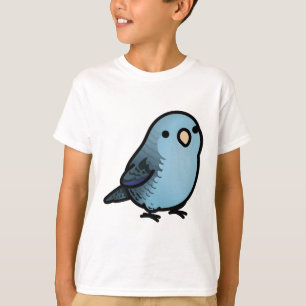 Camiseta Chubby Blue Lineolated Barred Parakeet
