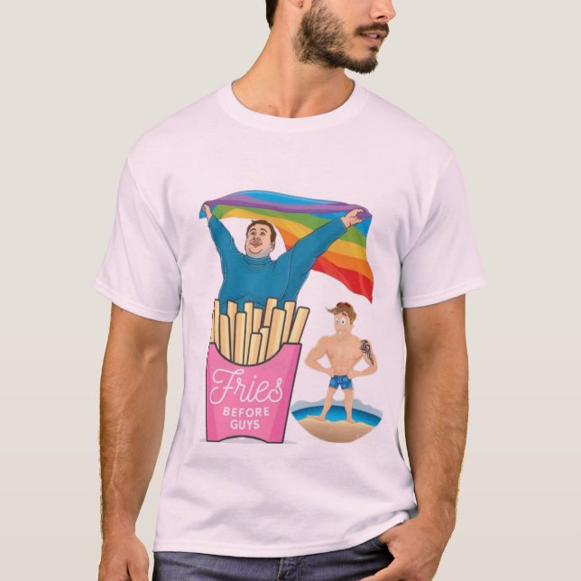 Camiseta CHUBBY CHASER Humor divertido del Orgullo Gay LGBT (Anverso)
