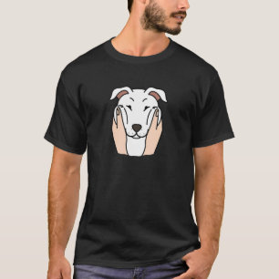 Camiseta Chubby Cheeks Perro Blanco