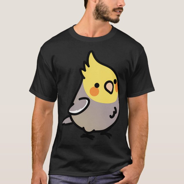 Camiseta Chubby Cinnamon Cockatiel (Anverso)