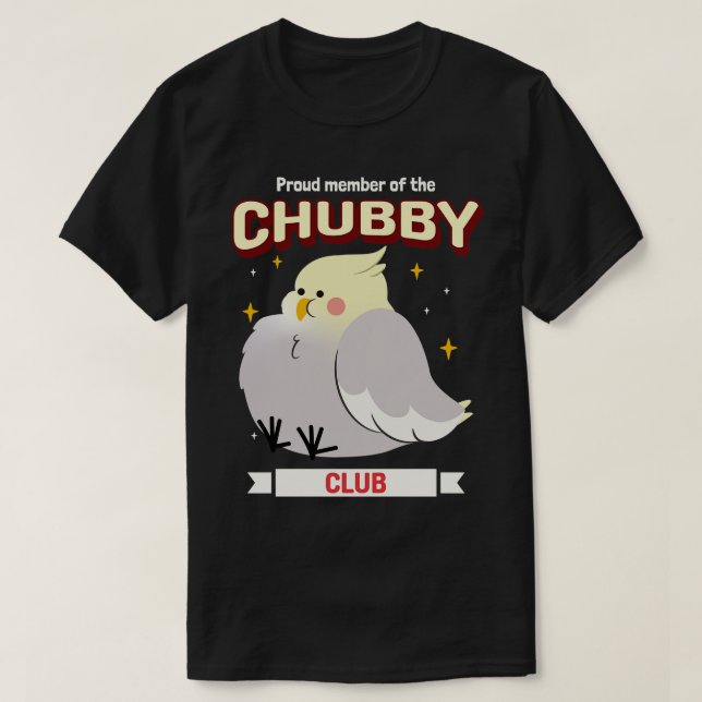 Camiseta Chubby Club Bird Lover (Diseño del anverso)