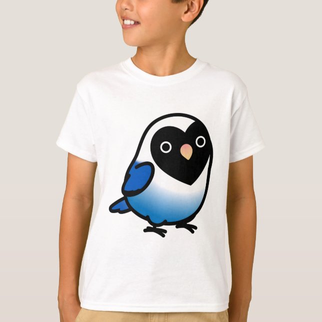 Camiseta Chubby Cobalt Lovebird (Anverso)