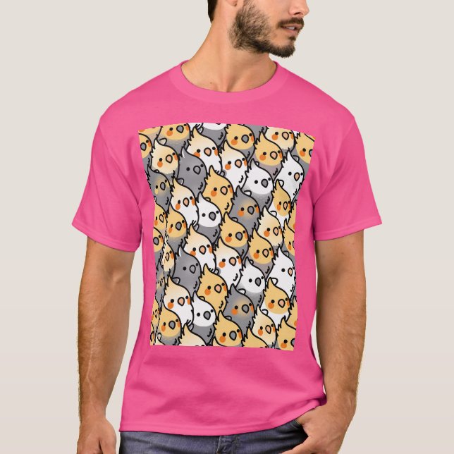 Camiseta Chubby Cockatiel Fiesta (Anverso)