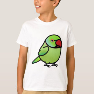 Camiseta Chubby Green Ringneck Parakeet