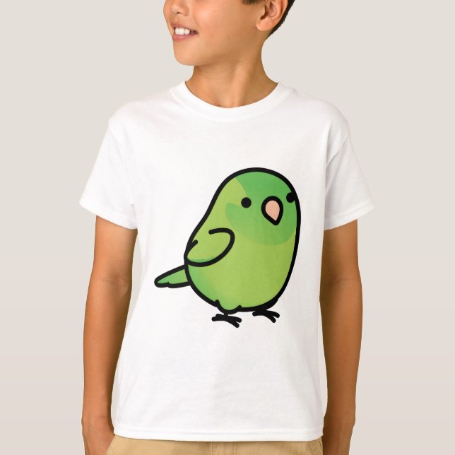 Camiseta Chubby Green-rumped Parrotet (Anverso)