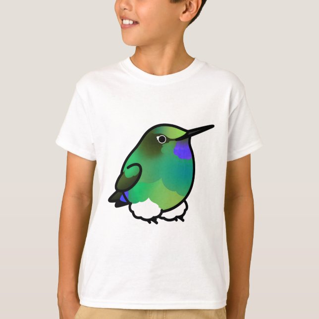 Camiseta Chubby Gslow Puffleg Hummingbird (Anverso)