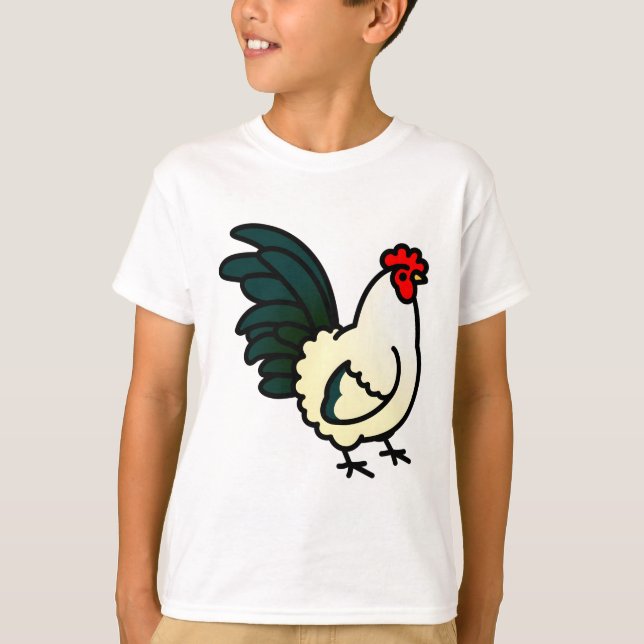 Camiseta Chubby Japanese Bantam Rooster (Anverso)