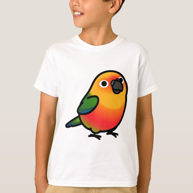 Camiseta Chubby Jenday Conure (Anverso)