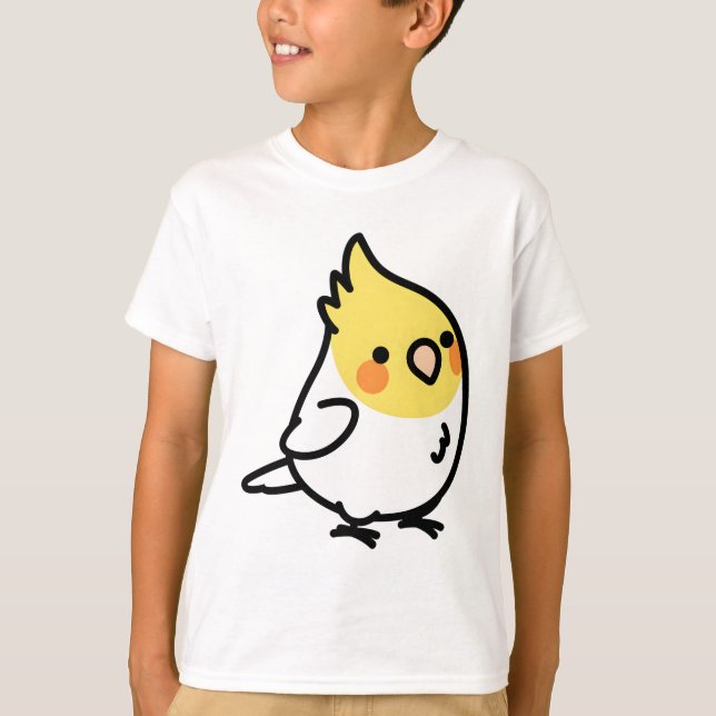 Camiseta Chubby Lutino Cockatiel (Anverso)