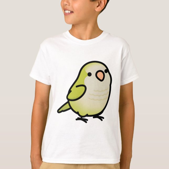 Camiseta Chubby Pallid Quaker Parrot (Anverso)