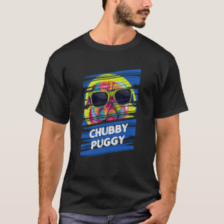 Camiseta Chubby Puggy Pug Humor Bulldog holandés Pun animal