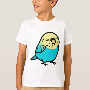 Camiseta Chubby Sky Blue Yellow-head English Budgie - Mal
