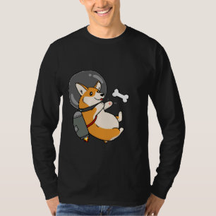 Camiseta Chubby Space Jetpack Corgi