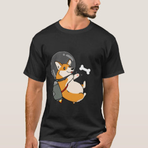 Camiseta Chubby Space Jetpack Corgi