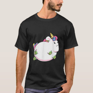 Camiseta Chubby Unicornio Chica de animales malhumorados